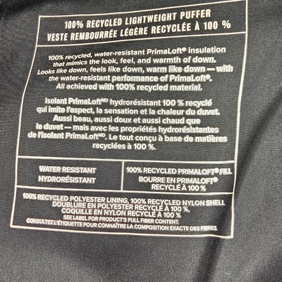 NWT GAP lightweight puffer vest Size M - Picture 4 of 4